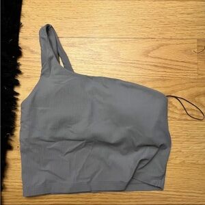 Lululemon Ribbed Nulu Asymmetrical Yoga Tank Top size 6